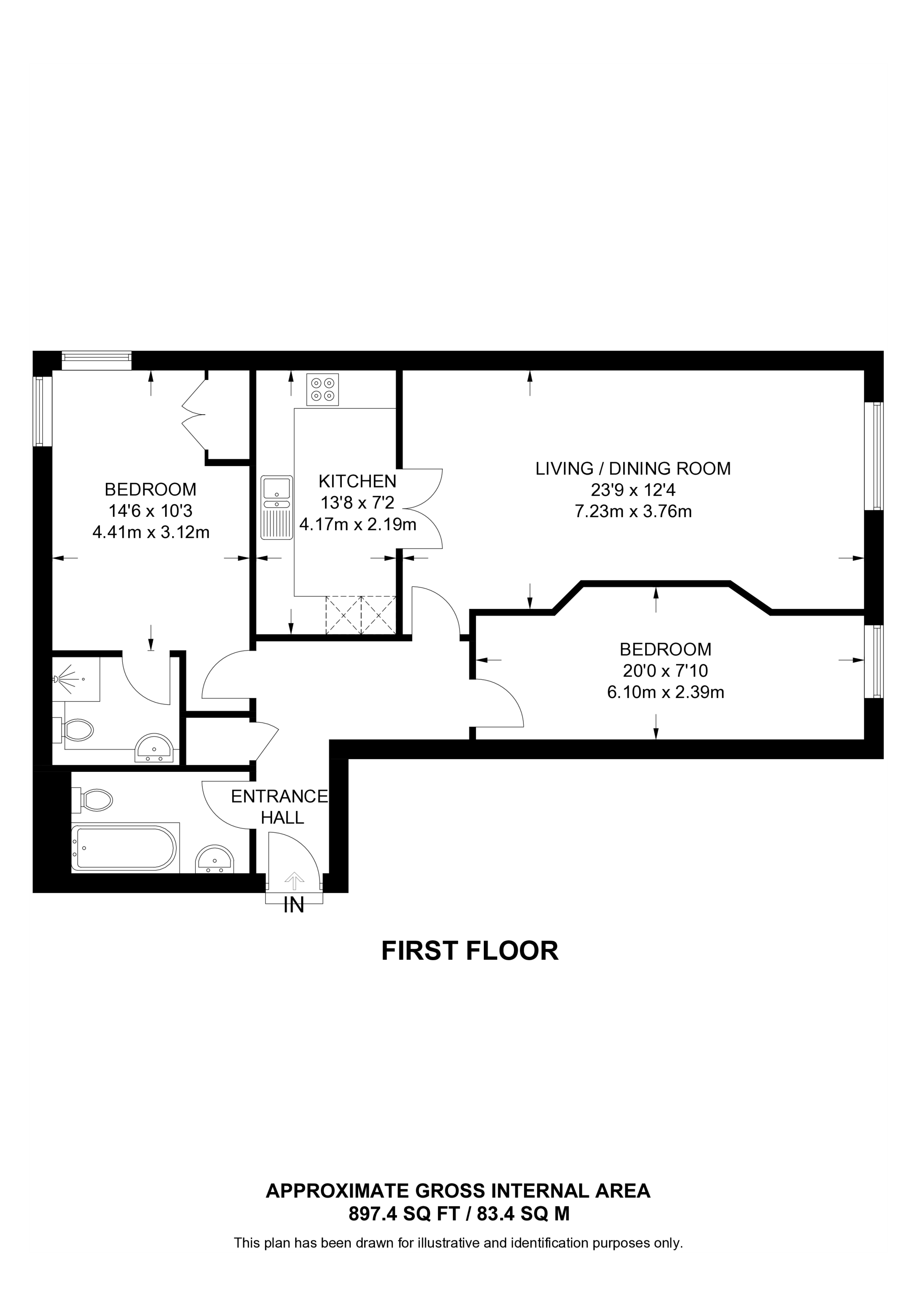 Stephenson Wharf, HP3, Hemel Hempstead floorplan