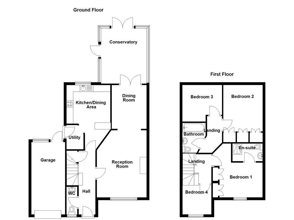 26, Willow Park, Accrington floorplan