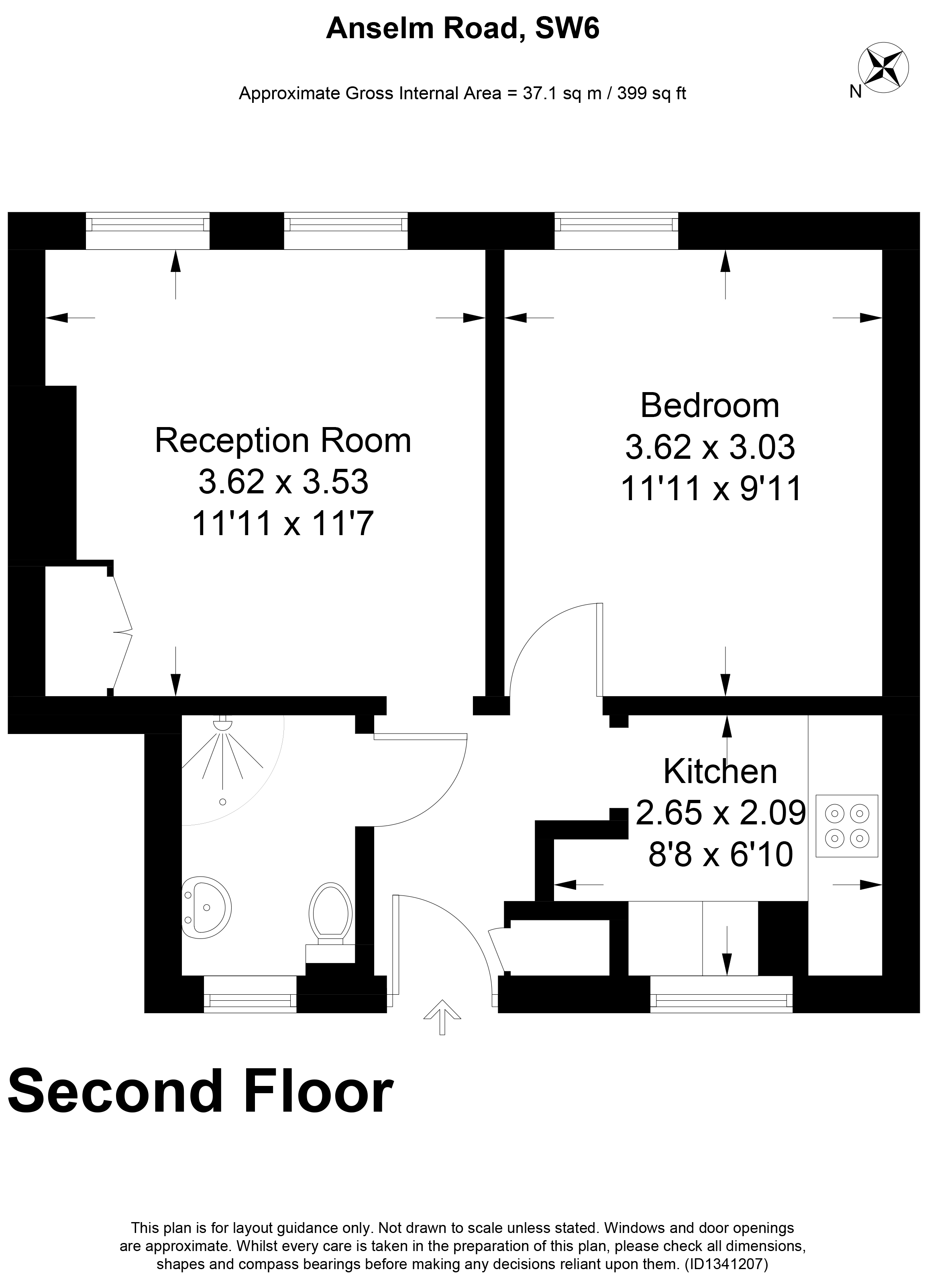 Da Palma Court, Fulham floorplan