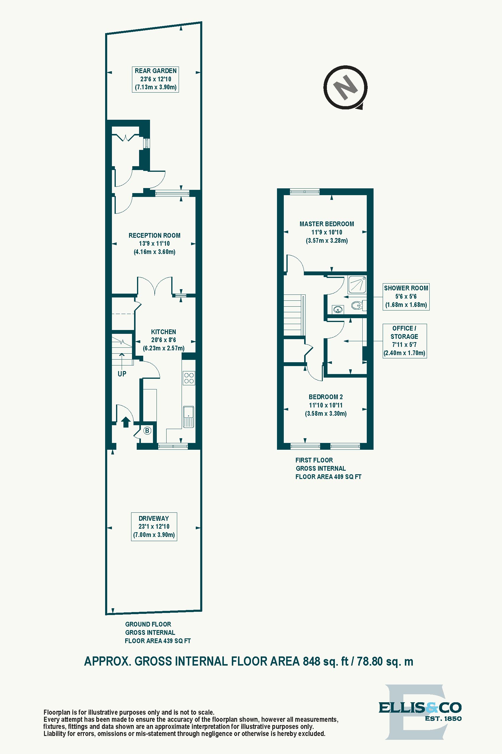 41, Lomond Close, London floorplan