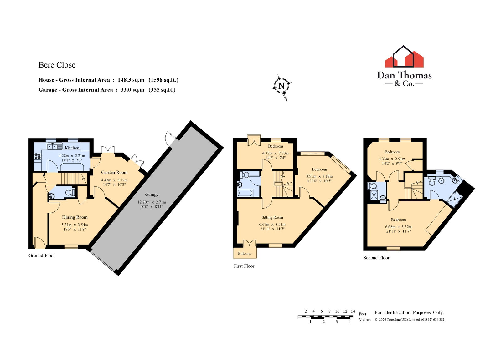 8, Bere Close, Greenhithe floorplan