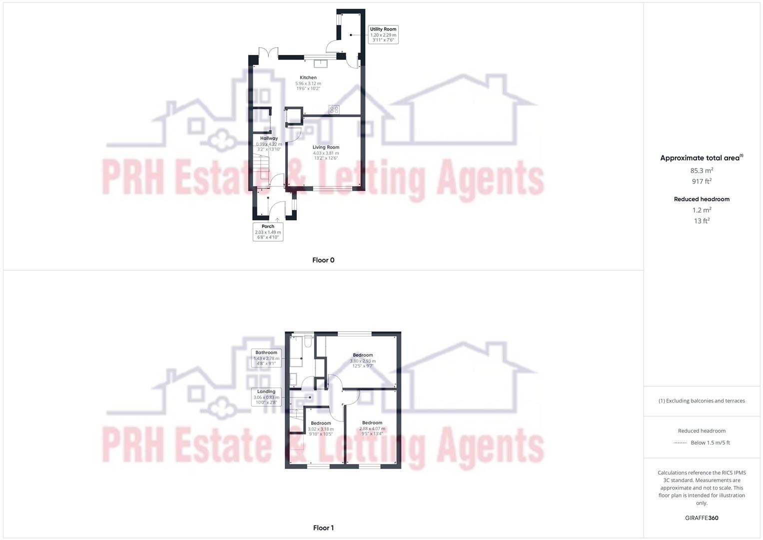 41, Trelawney Estate, Penzance floorplan