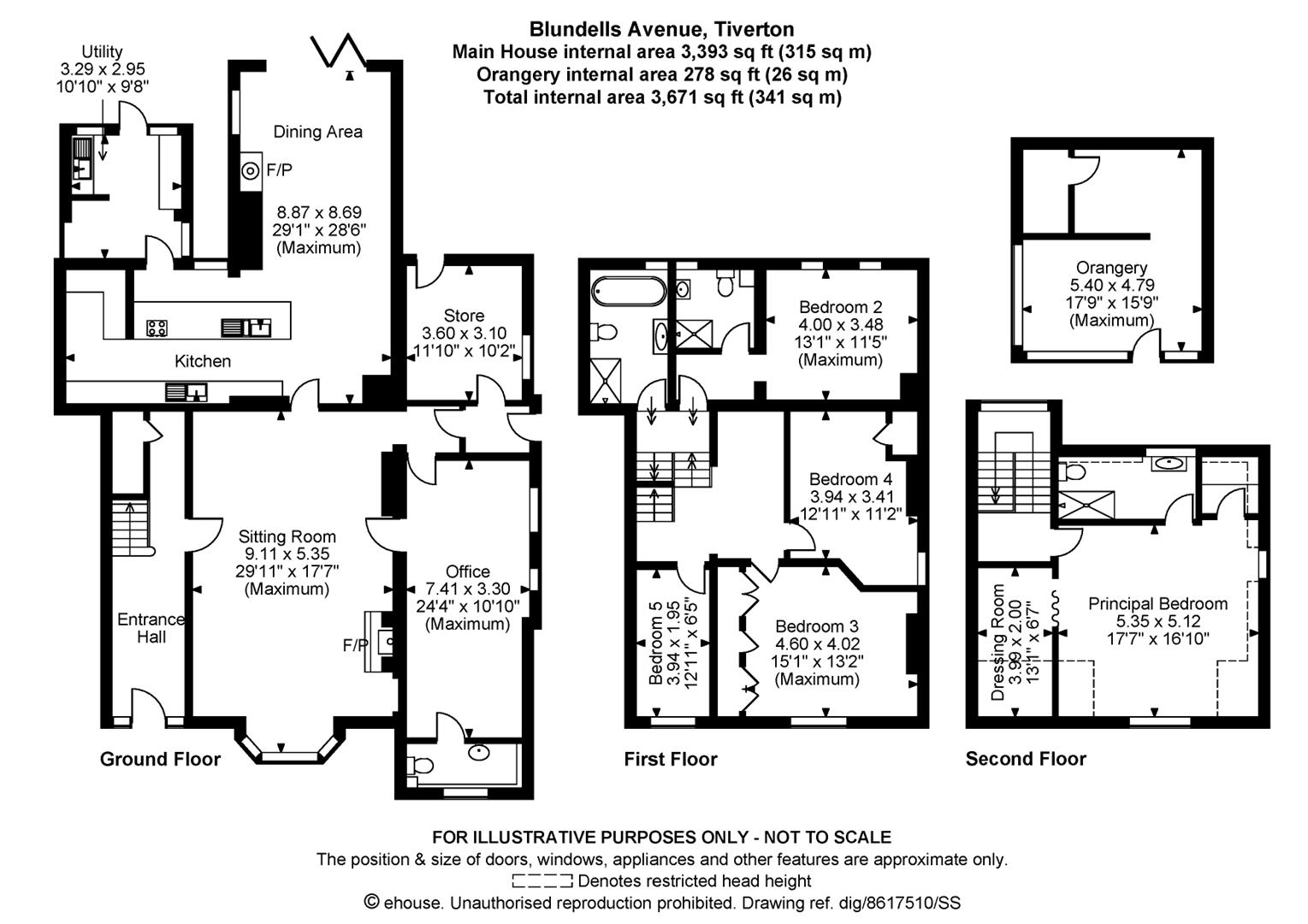 Thornton House, Blundells Avenue, Tiverton floorplan