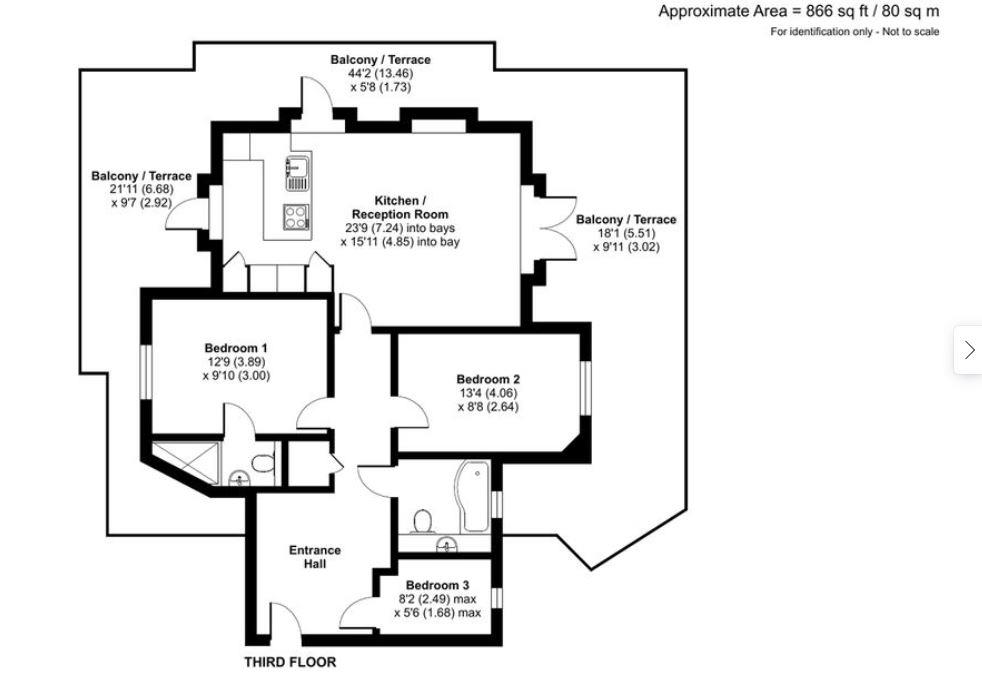 Flat 14, 1 Sambroke Square, Barnet floorplan