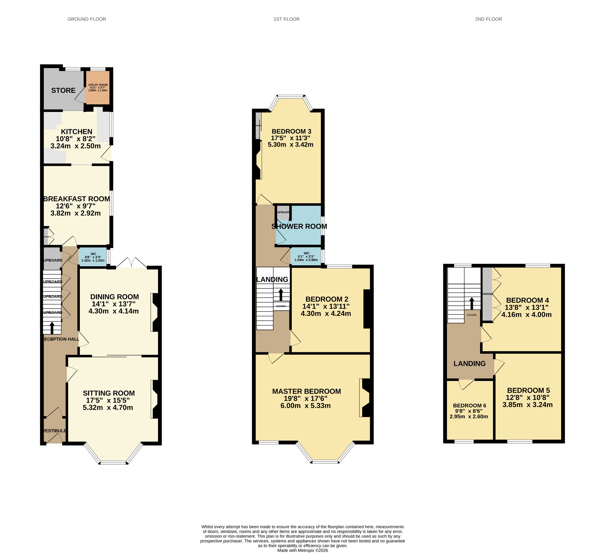 11 Wilderness Road, Plymouth, Devon floorplan