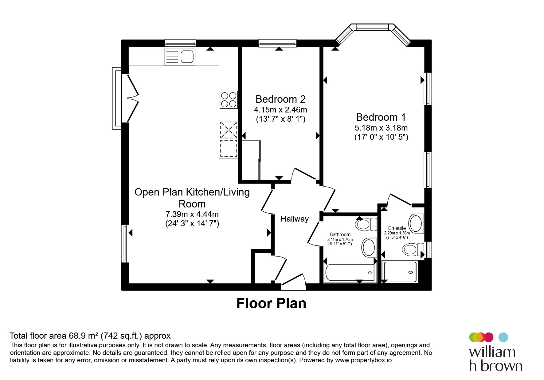 234, Tay Road, Leicester floorplan