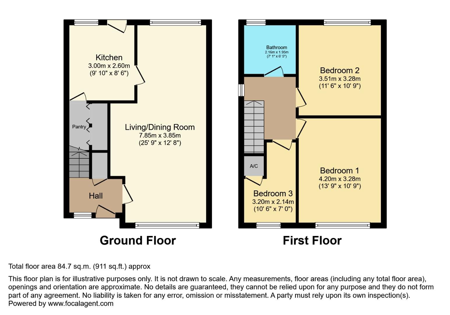 1, St. Stephens Drive, Sheffield floorplan