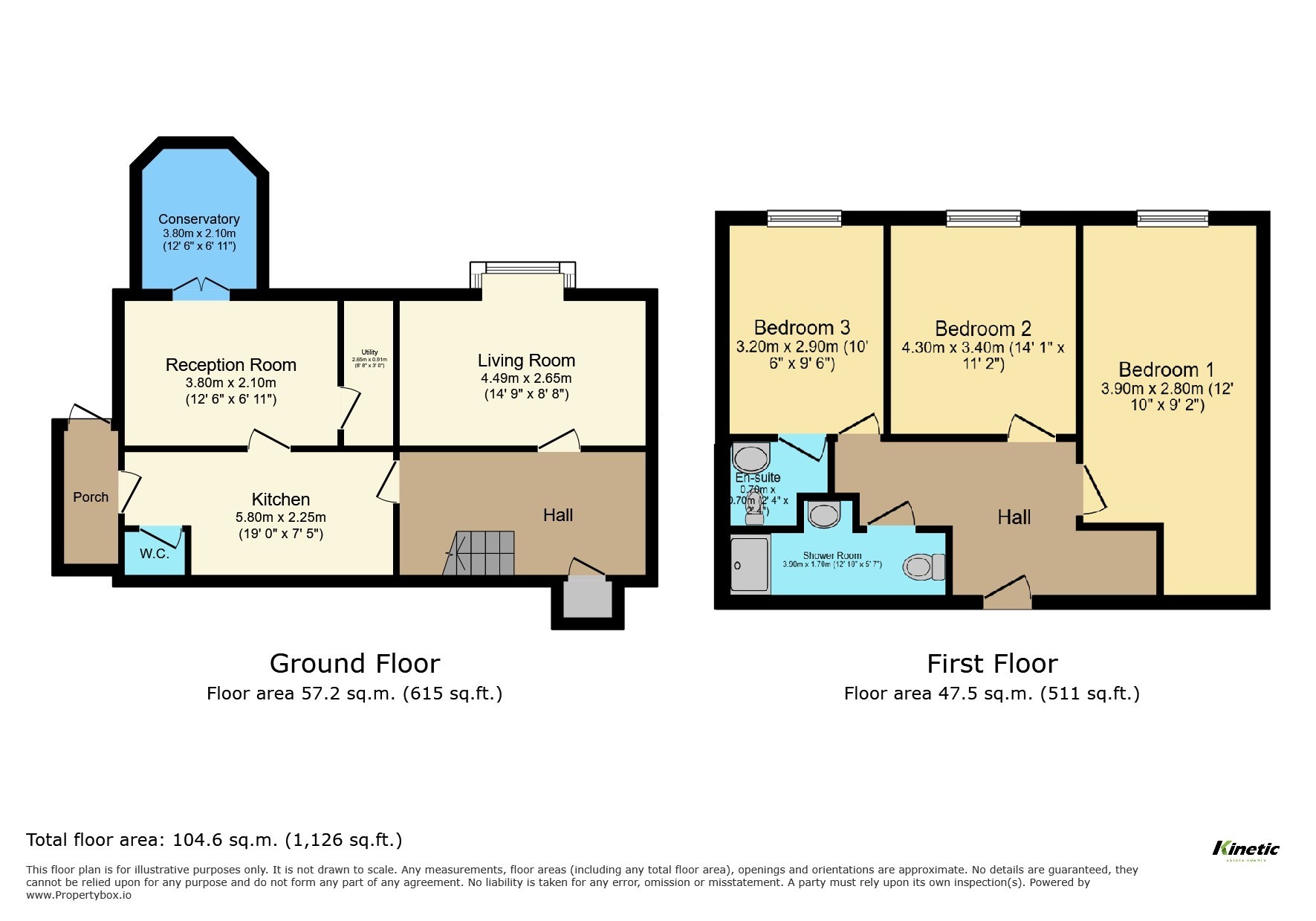 3, Rutland Way, Lincoln floorplan
