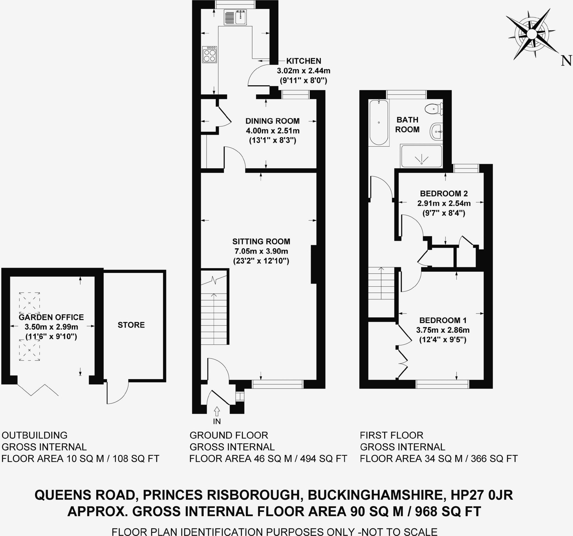 2 Queens Road, Princes Risborough floorplan