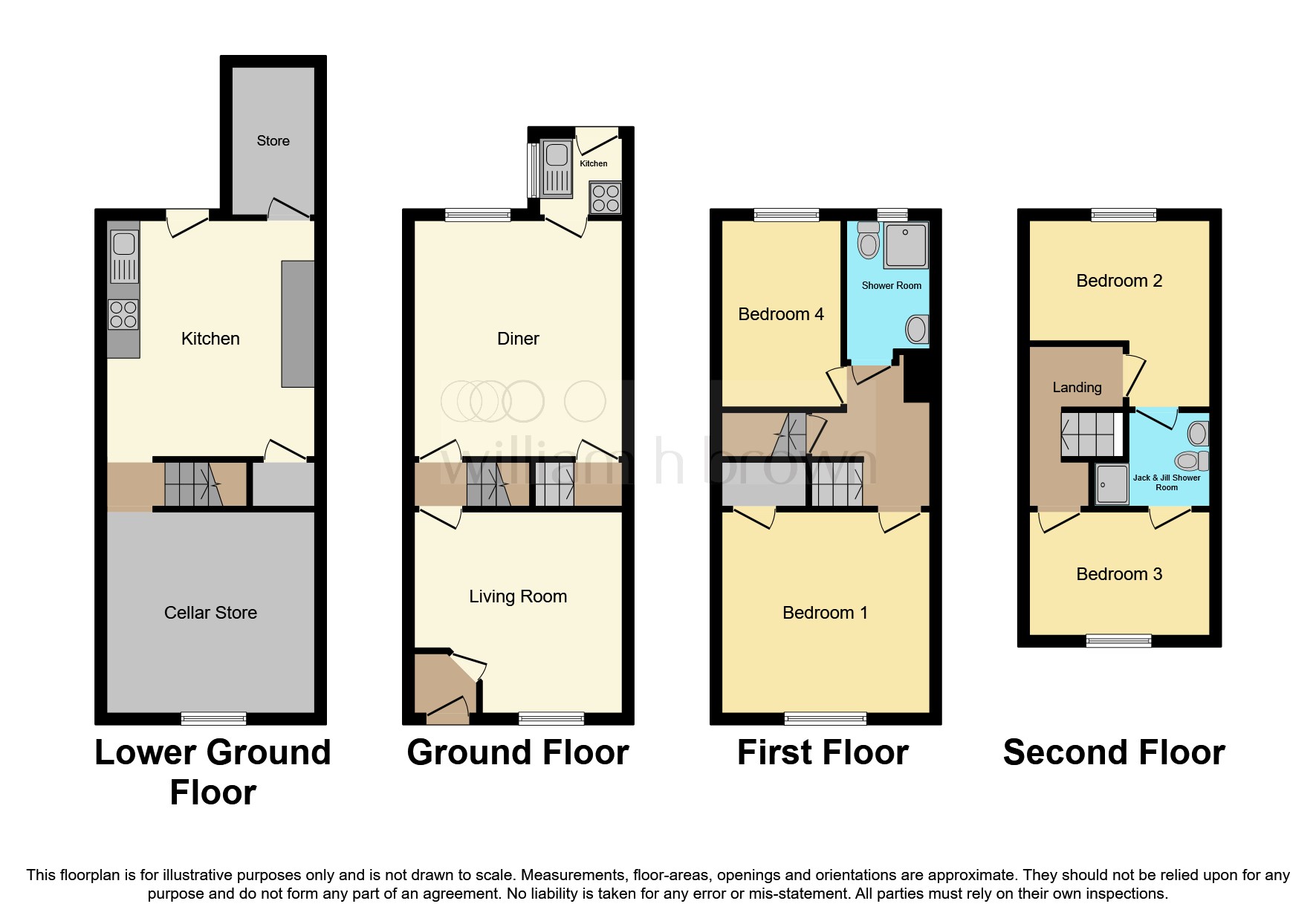 Hollingwood Lane, Great Horton, Bradford BD7, 4 bedroom terraced house for sale 61741938