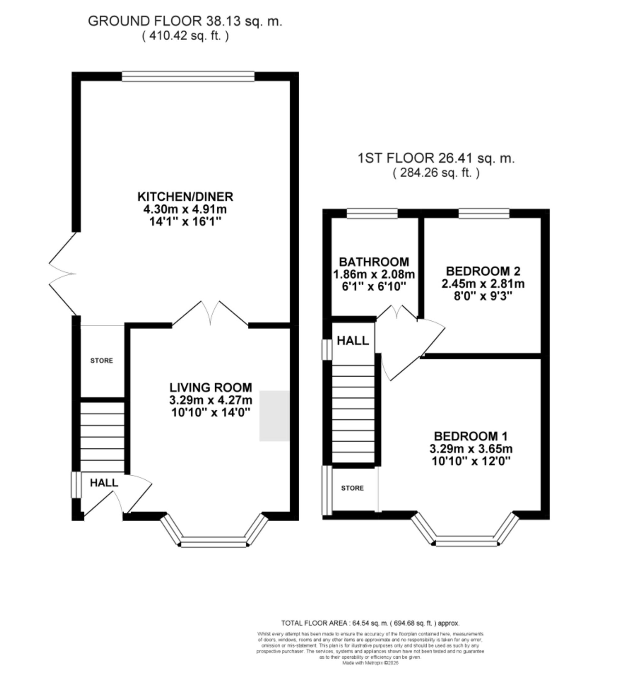 78 Penkville Street, Stoke-On-Trent floorplan