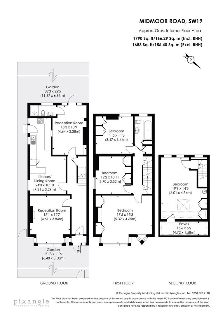 4, Midmoor Road, West Wimbledon floorplan