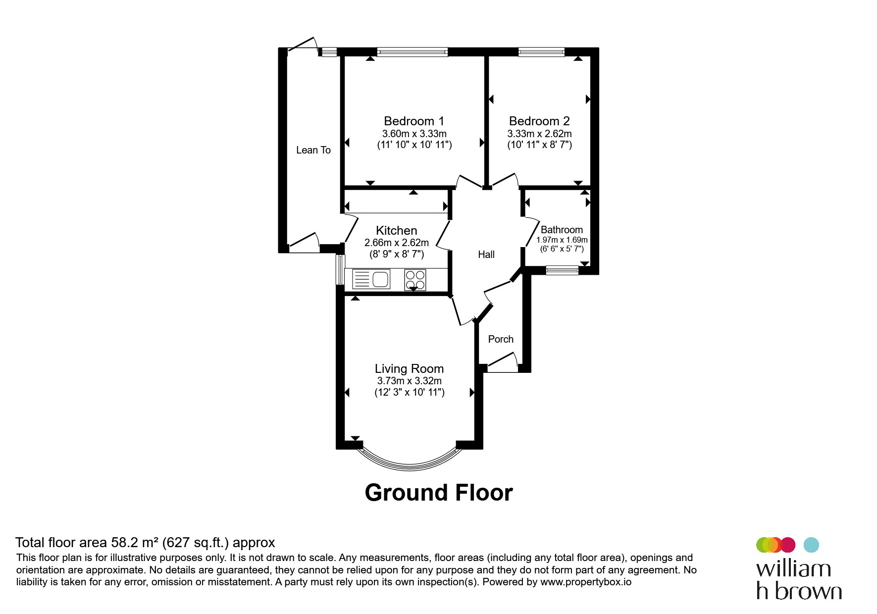 90, Stanwell Way, Wellingborough floorplan