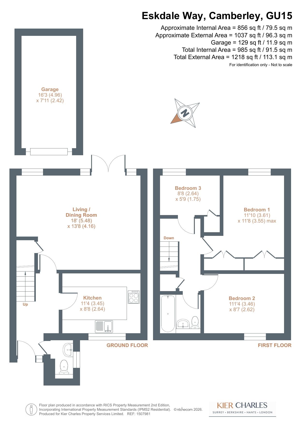 12, Eskdale Way, Surrey floorplan