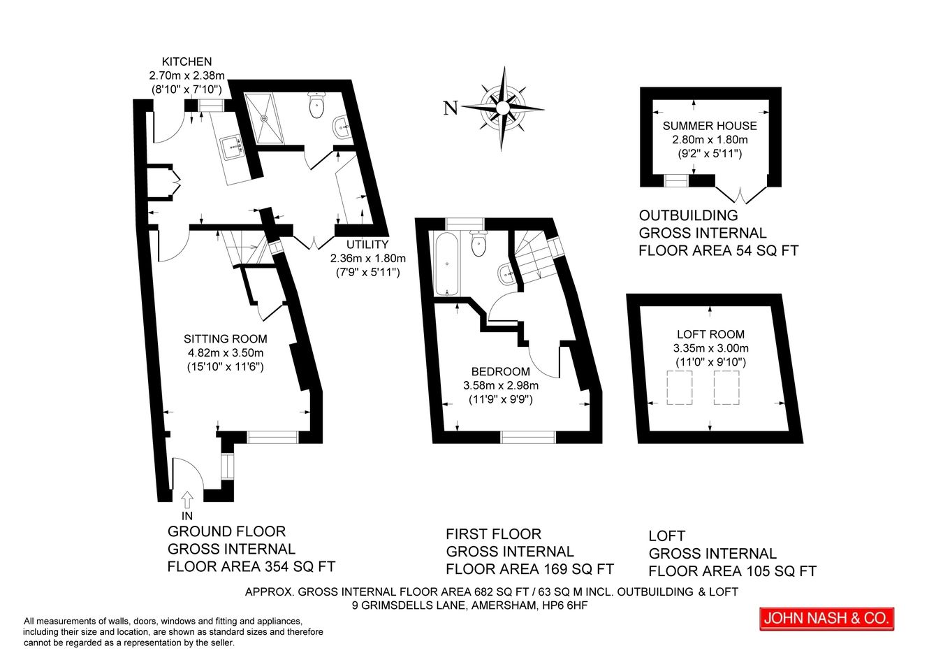 9, Grimsdells Lane, Amersham floorplan