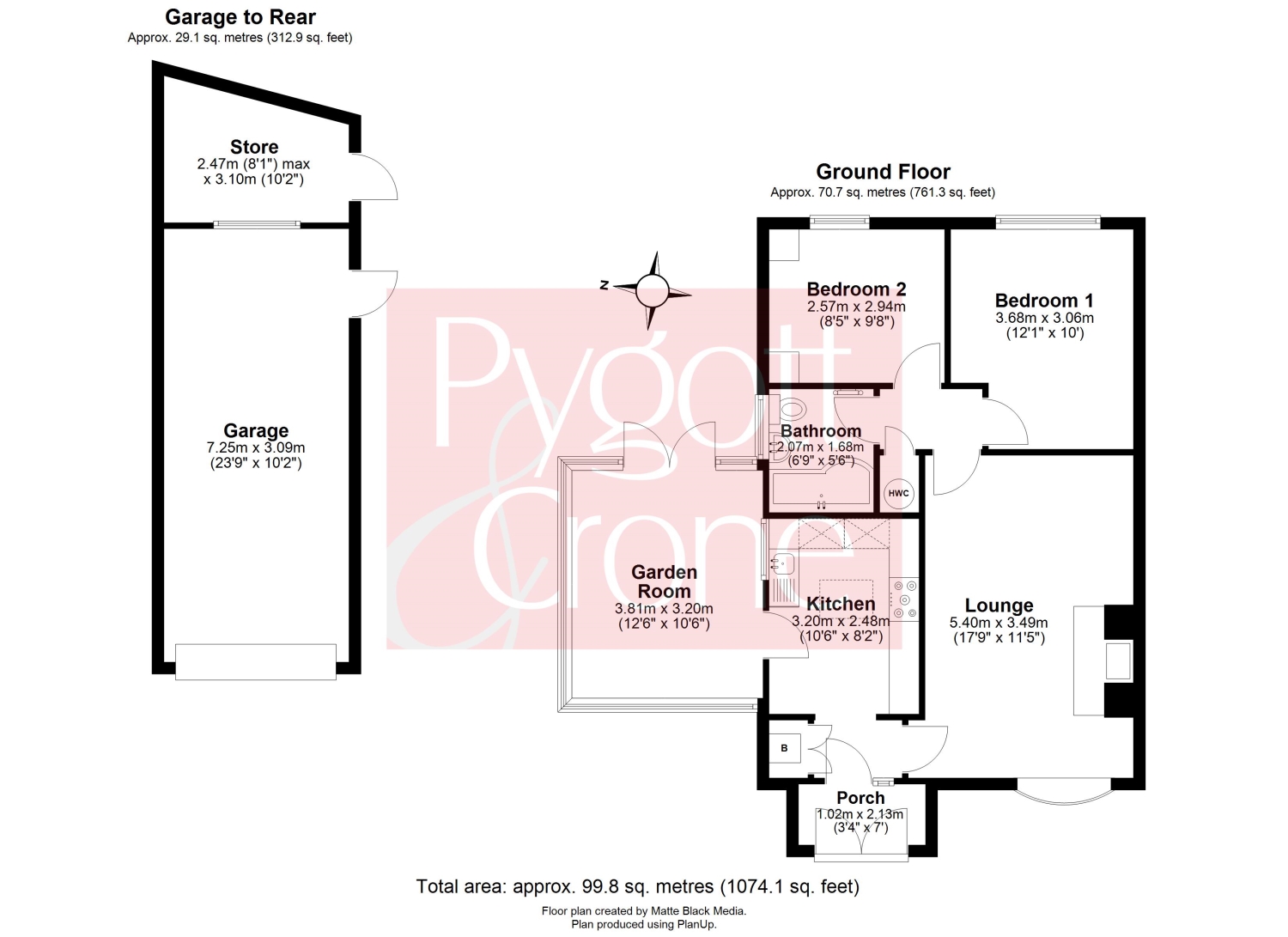 16, Clough Road Holbeach Bank, Spalding floorplan