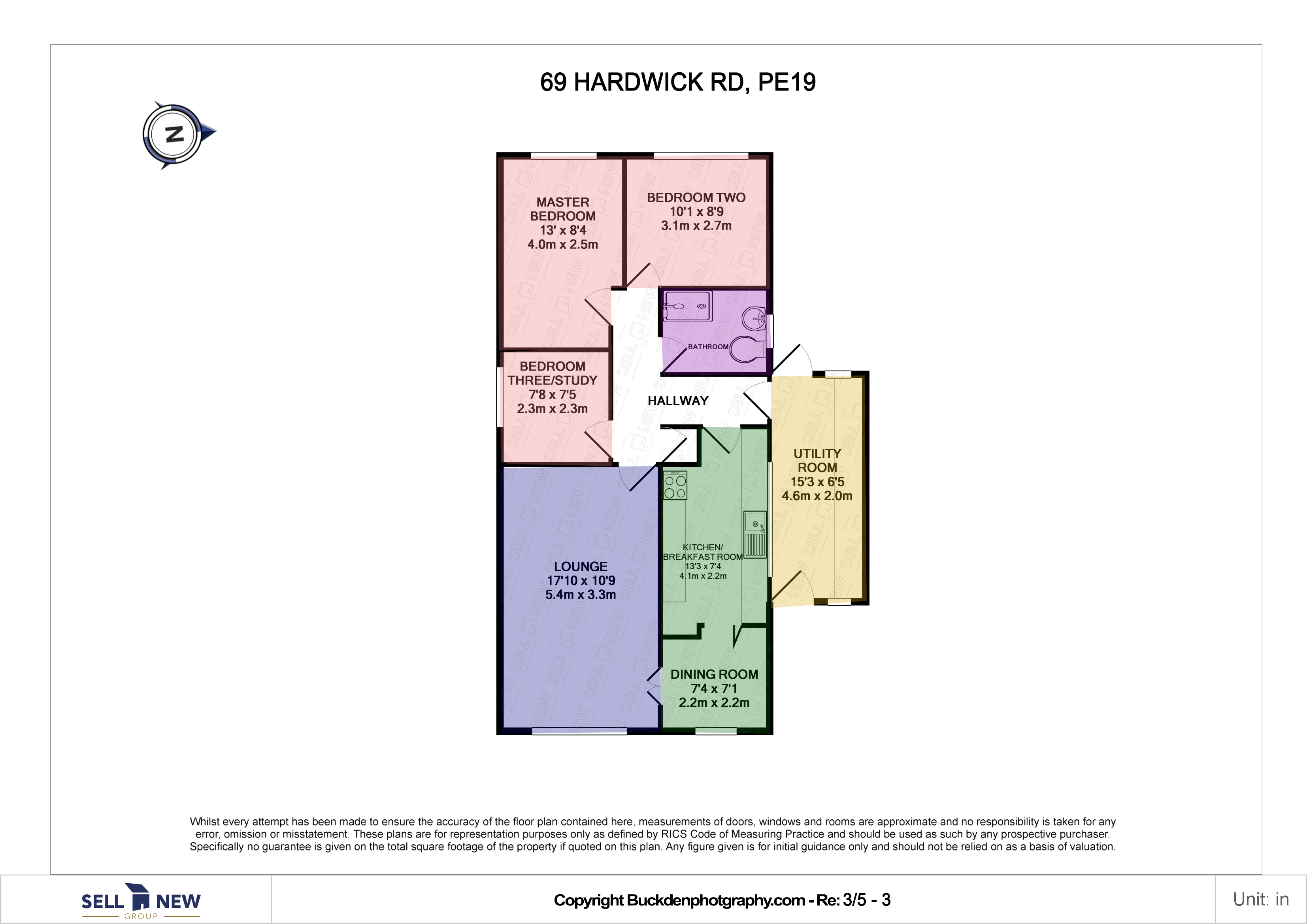 3 Bedrooms Bungalow for sale in Hardwick Road, St. Neots, Cambridgeshire PE19