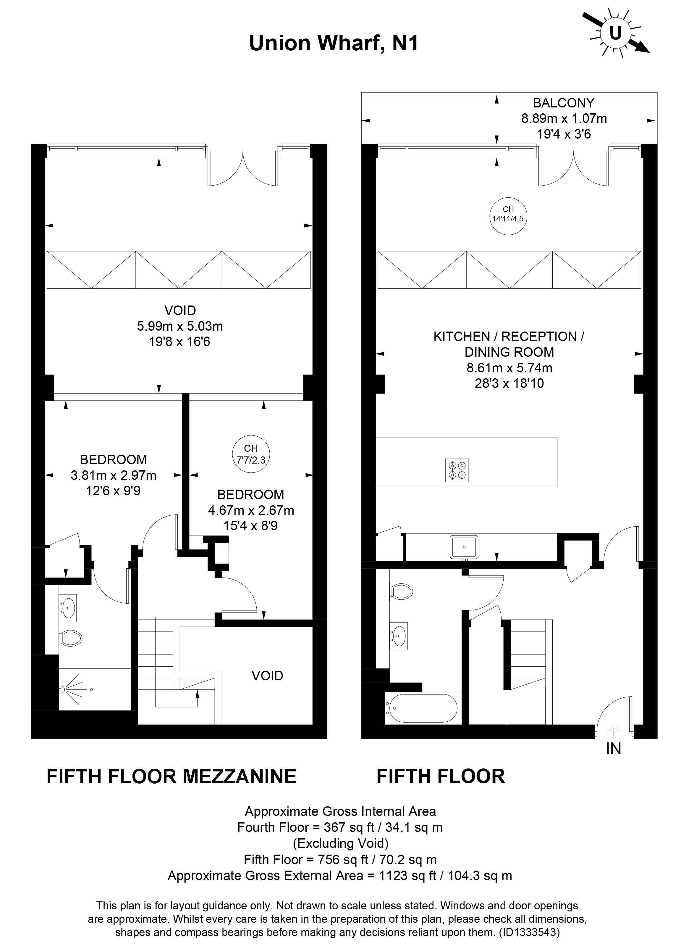 510, Wenlock Road, London floorplan