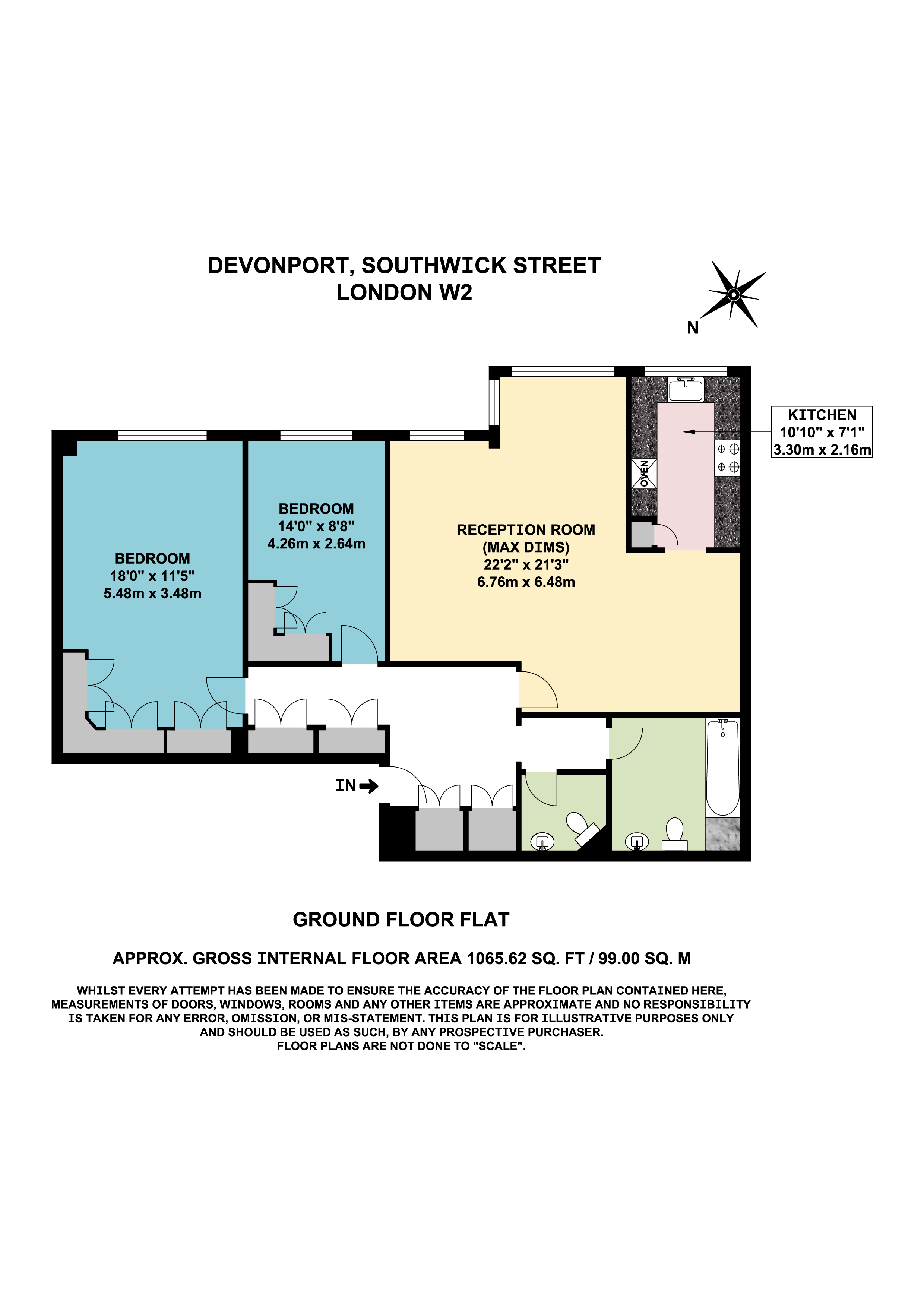 2 Bedrooms Flat for sale in Southwick Street, London W2