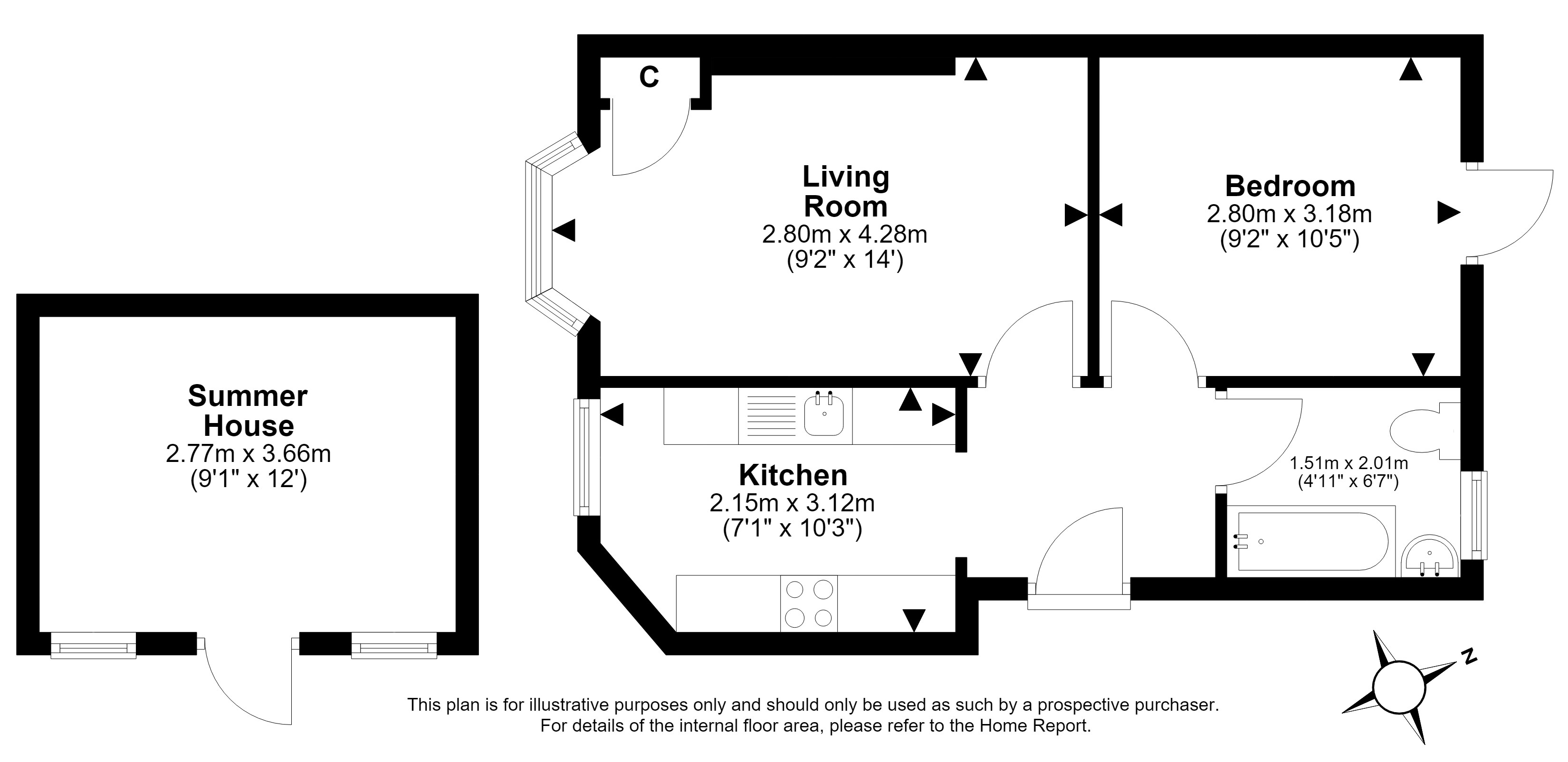 44, Main Street, Linlithgow Bridge, Linlithgow floorplan