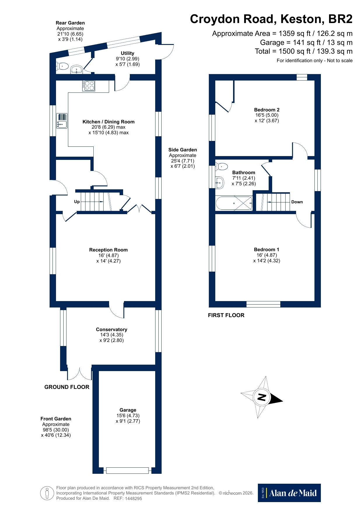 138, Croydon Road, Kent floorplan