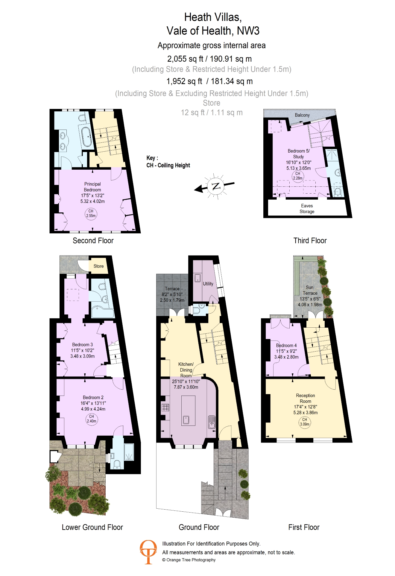 12, Heath Villas, London floorplan