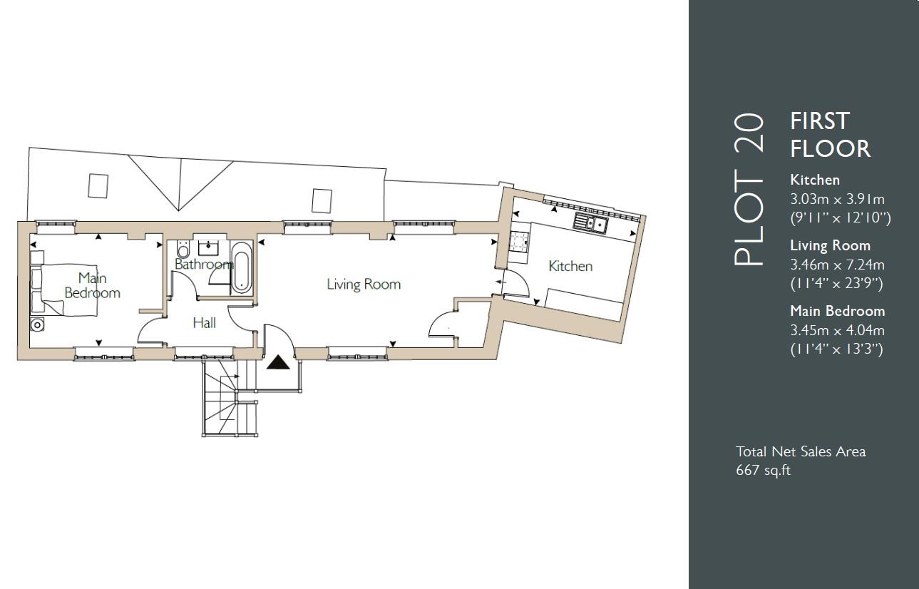 Plot 20, Courtfield Gardens, Polebarn Road, Trowbridge floorplan