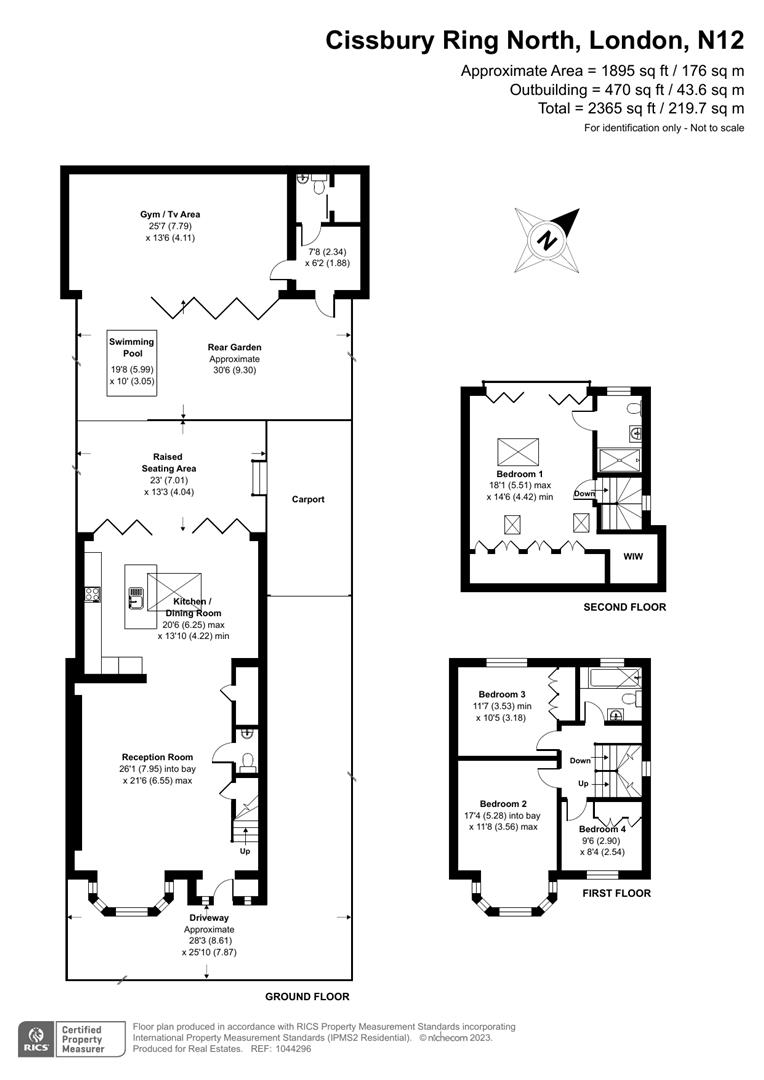 60, Cissbury Ring North, Woodside Park floorplan