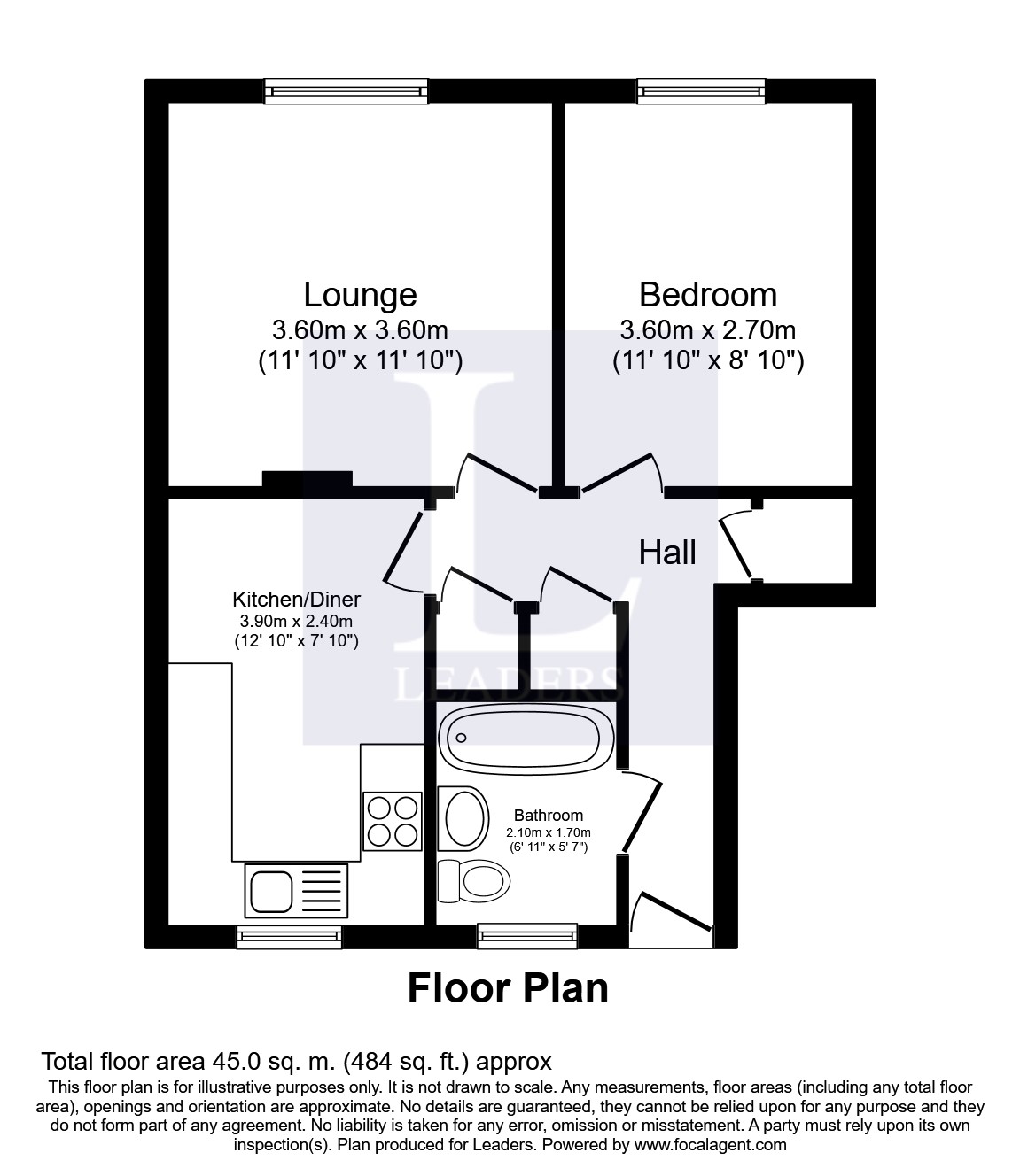 1 Bedrooms Maisonette to rent in Cricketers Close, Broomfield, Chelmsford CM1