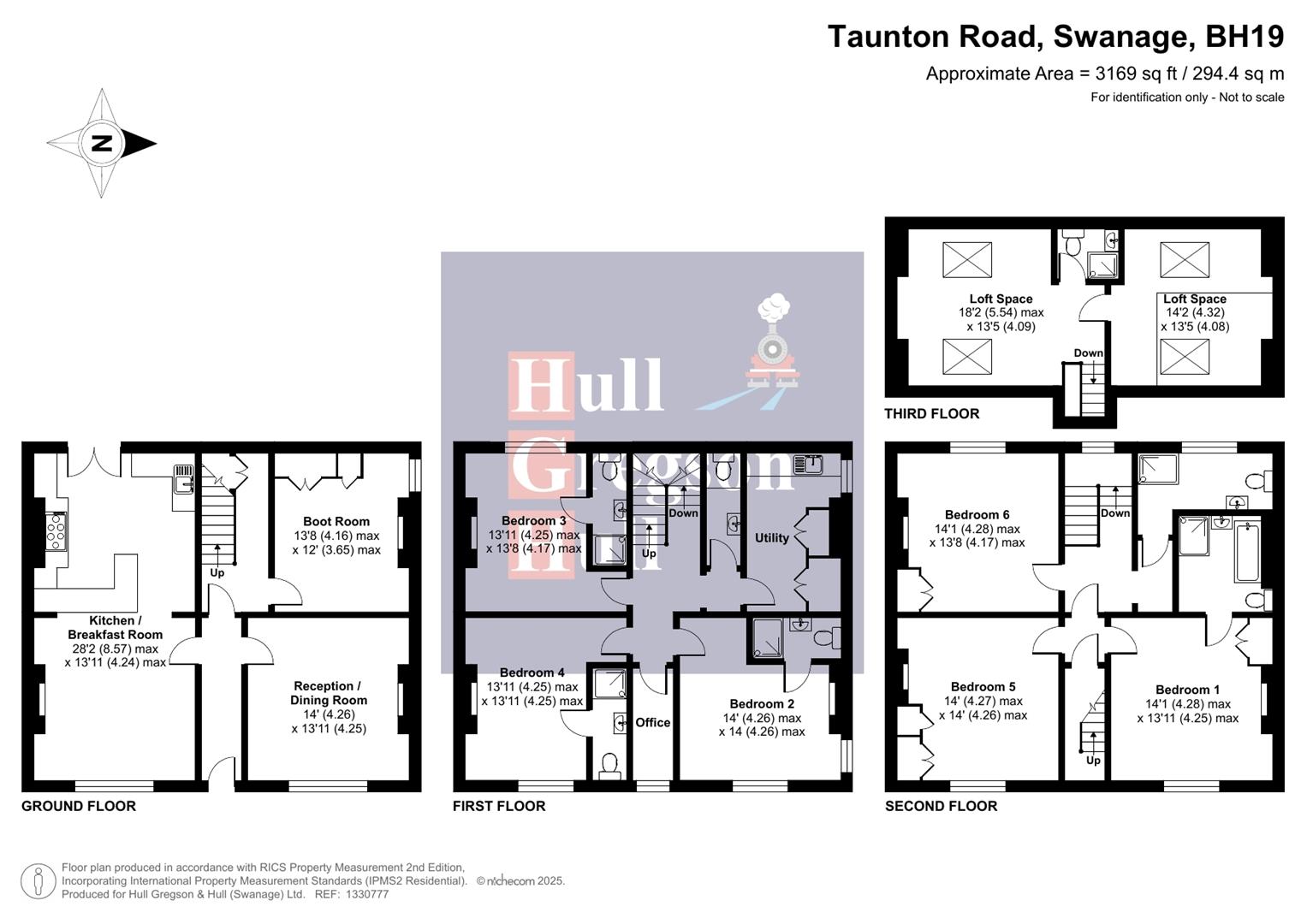 Taunton Road, Swanage floorplan
