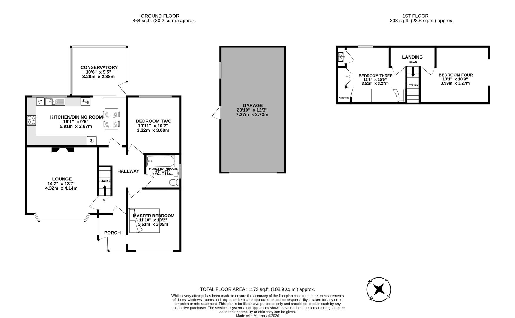 4, Fensway, Preston floorplan