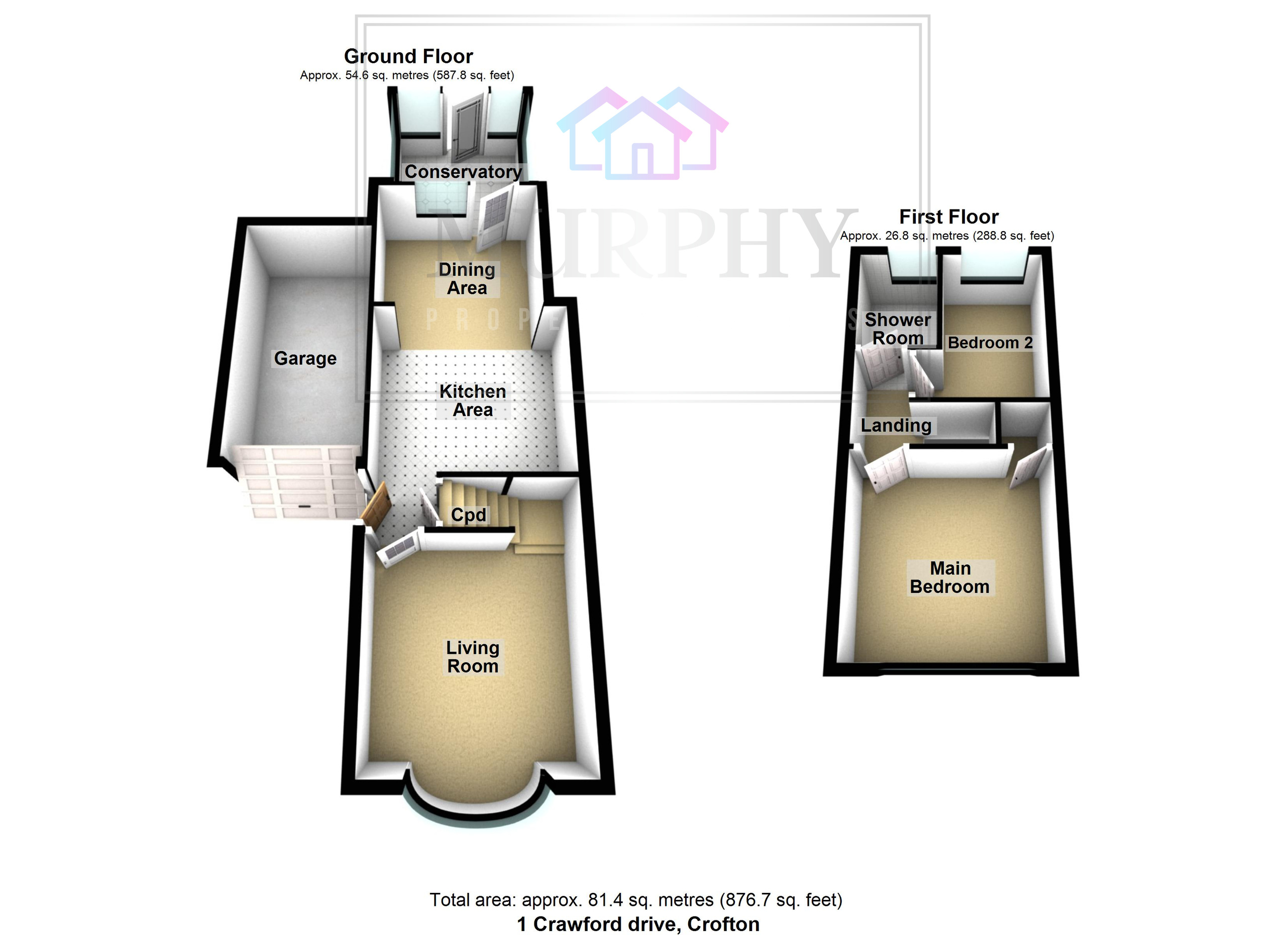 1 Crayford Drive, Wakefield floorplan