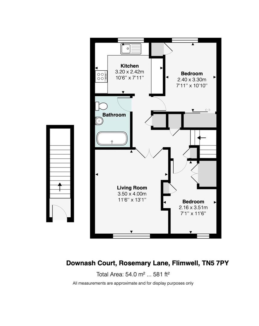 Flat 12 Downash Court, Rosemary Lane, Wadhurst floorplan