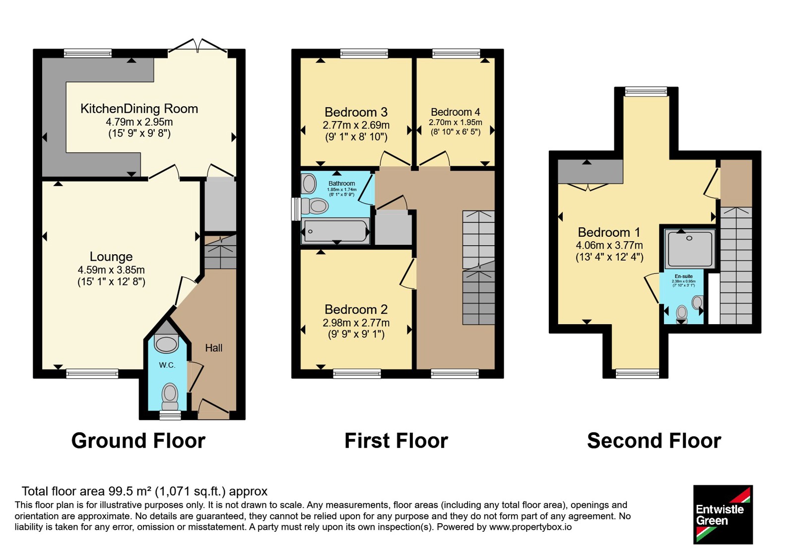 36, Linnyshaw Close, Lancashire floorplan