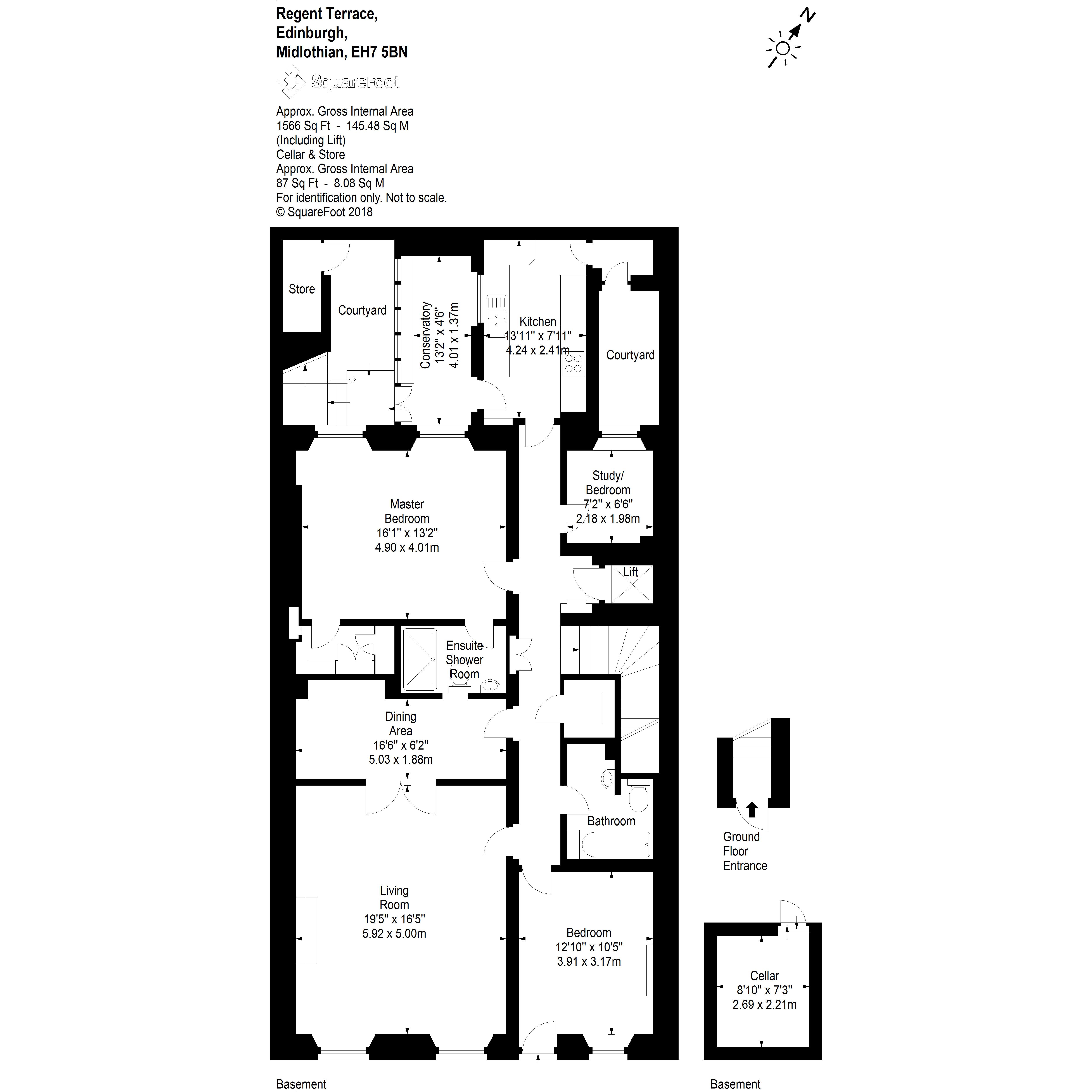 3 Bedrooms Flat for sale in 10 (Flat 1) Regent Terrace, Edinburgh EH7