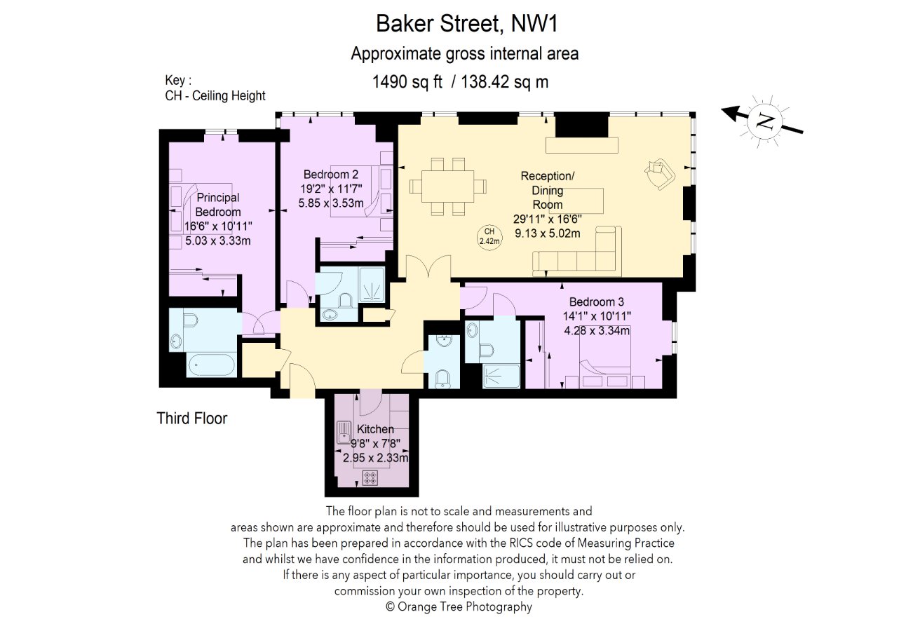 31,, 219 Baker, Marylebone floorplan