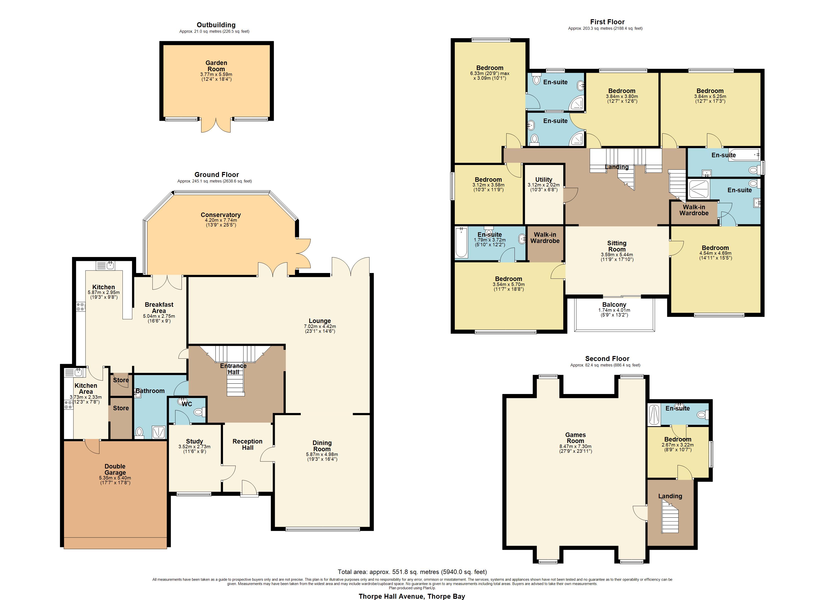 136, Thorpe Hall Avenue, Essex floorplan