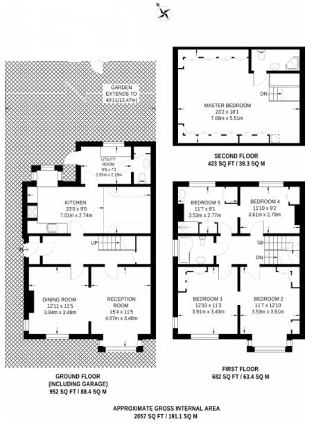 5 Bedrooms Detached house to rent in Carterhatch Lane, Enfield, Middlesex EN1