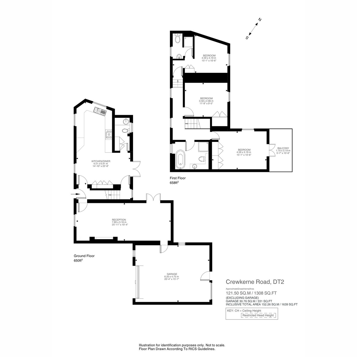 Foundry House, Crewkerne Road, Higher Frome Vauchurch floorplan