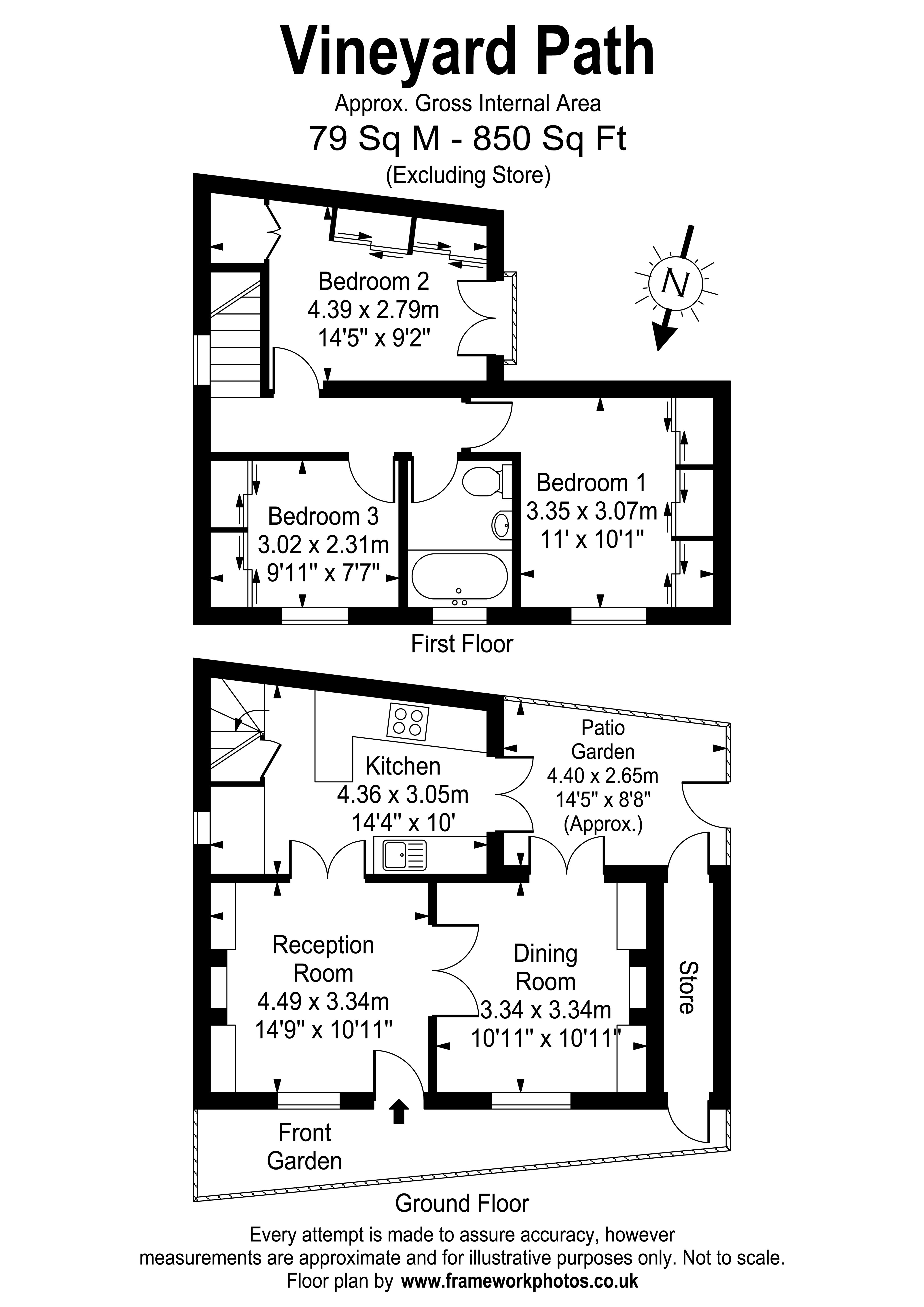 30, Vineyard Path, London floorplan