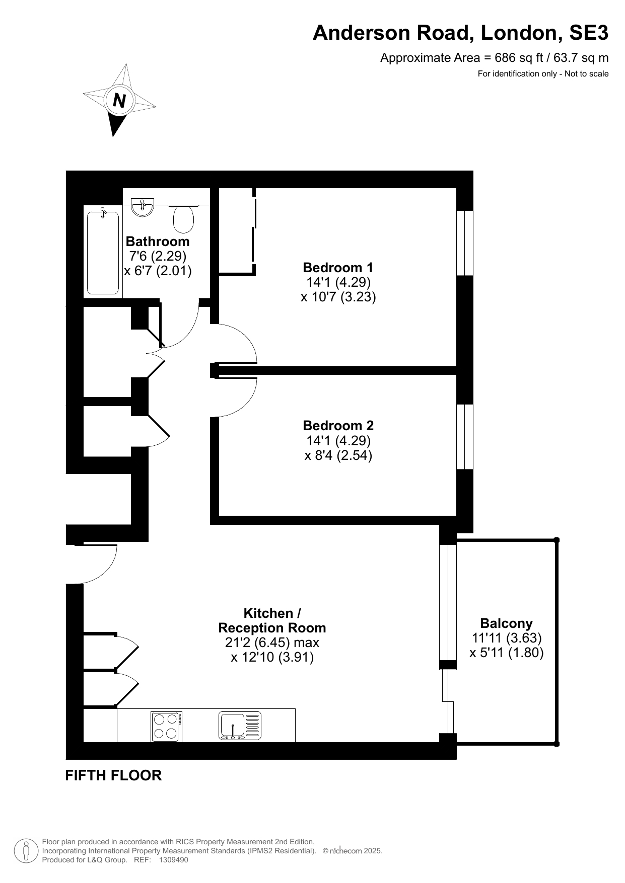 10 Anderson Road, London floorplan
