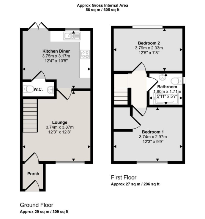 20, Apple Blossom Grove, Manchester floorplan