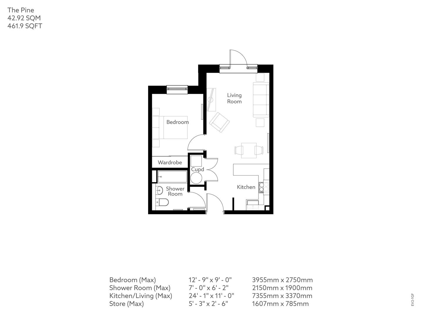 Jennings Grange, Apt 2, Bradford Road, Bradford floorplan