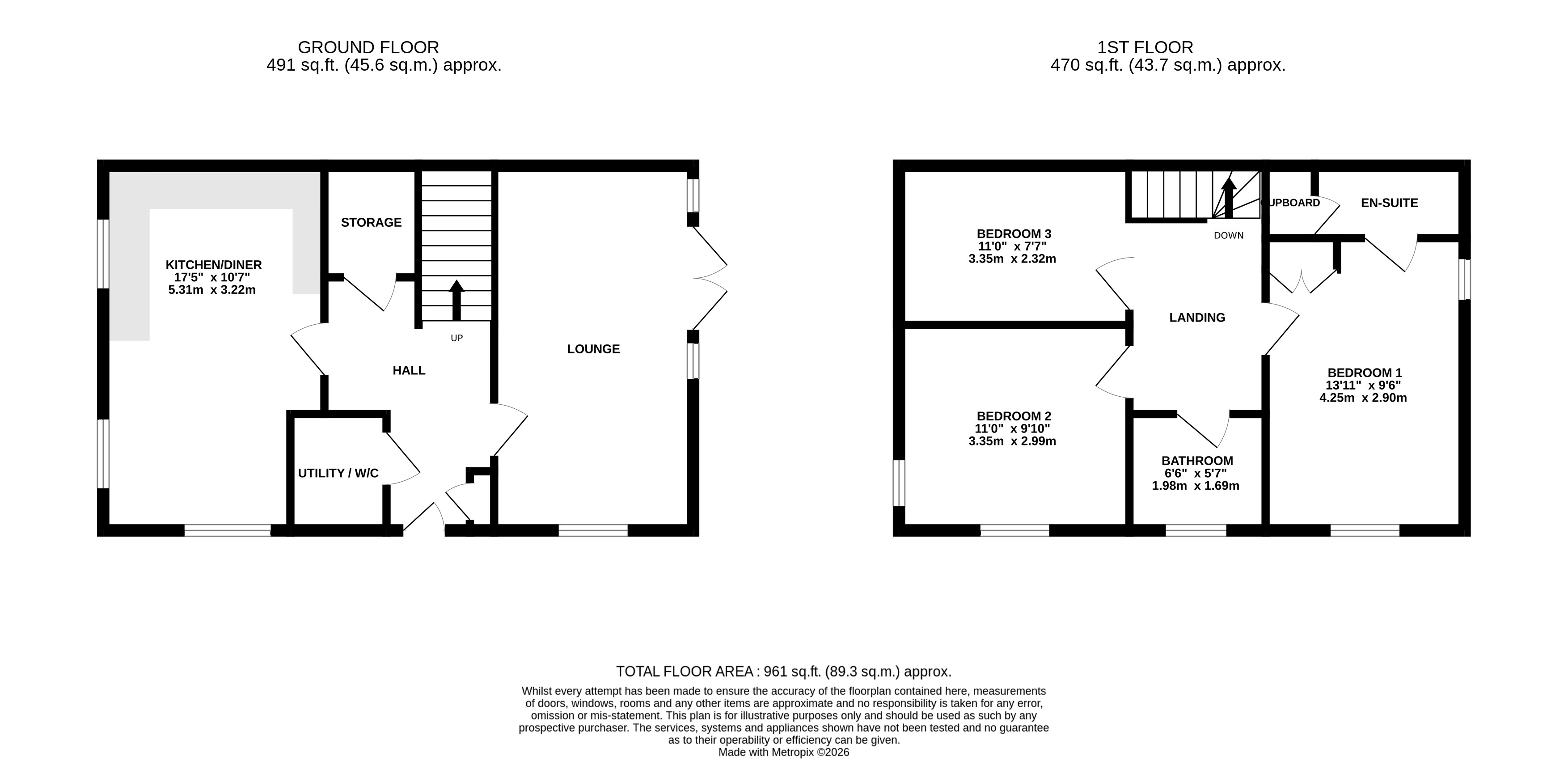 11, Blackthorn Lane, Leeds floorplan