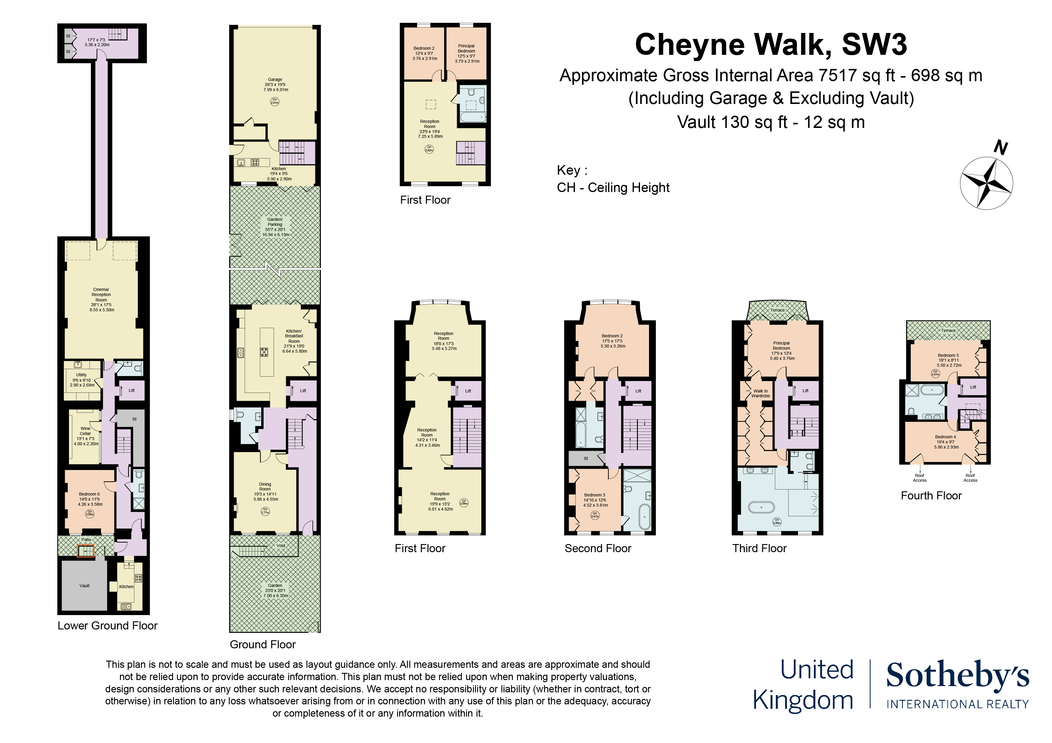 Cheyne, Cheyne Walk, London floorplan