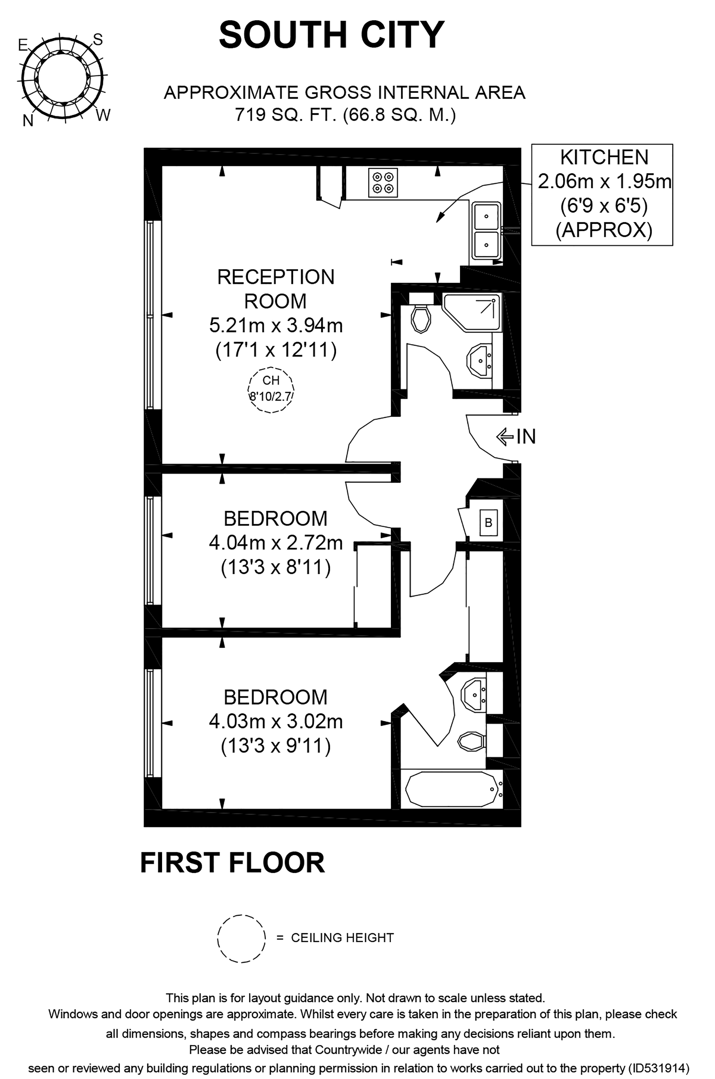 2 Bedrooms Flat for sale in South City Court, Camberwell SE15