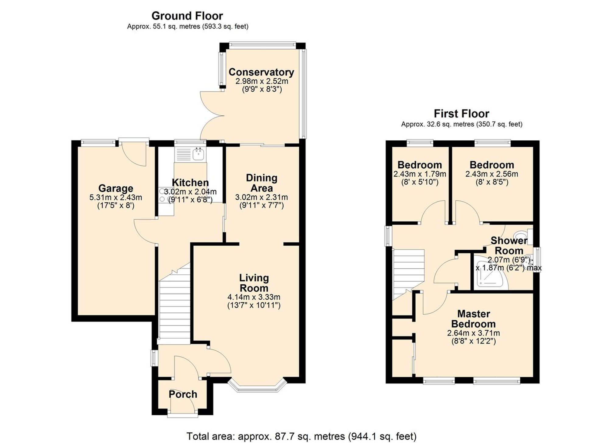 9 Leaview, Wigan floorplan