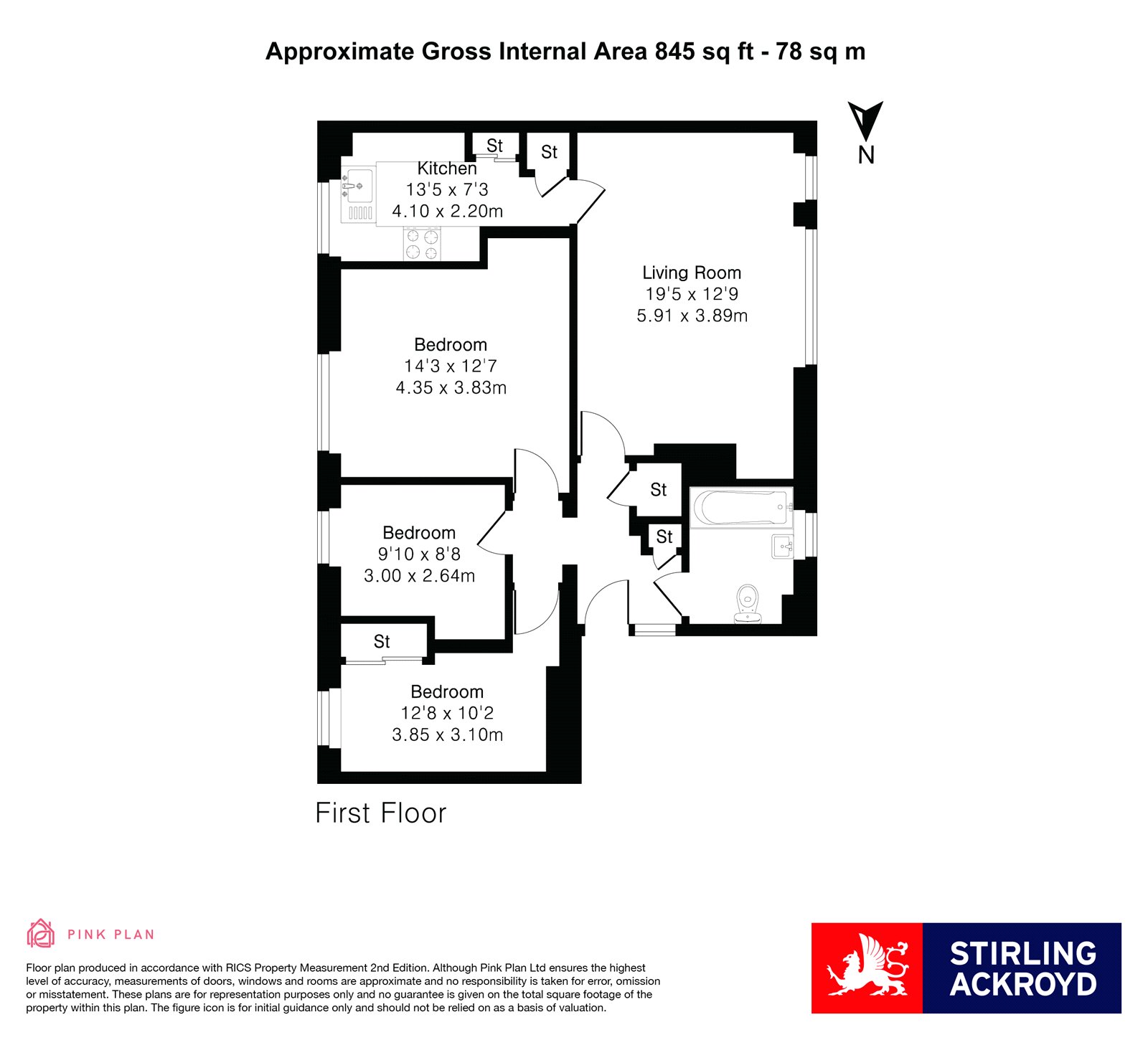 5 Oaklands,, Constance Road, Twickenham floorplan