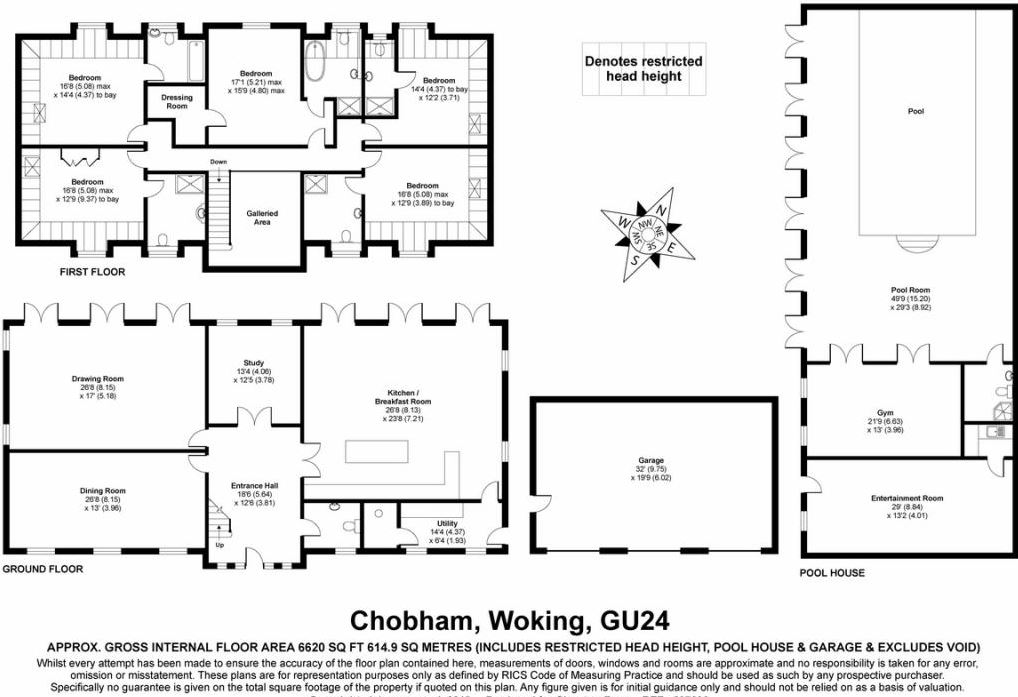 Chobham Park Drive, Chobham, Woking GU24, 5 bedroom detached house for