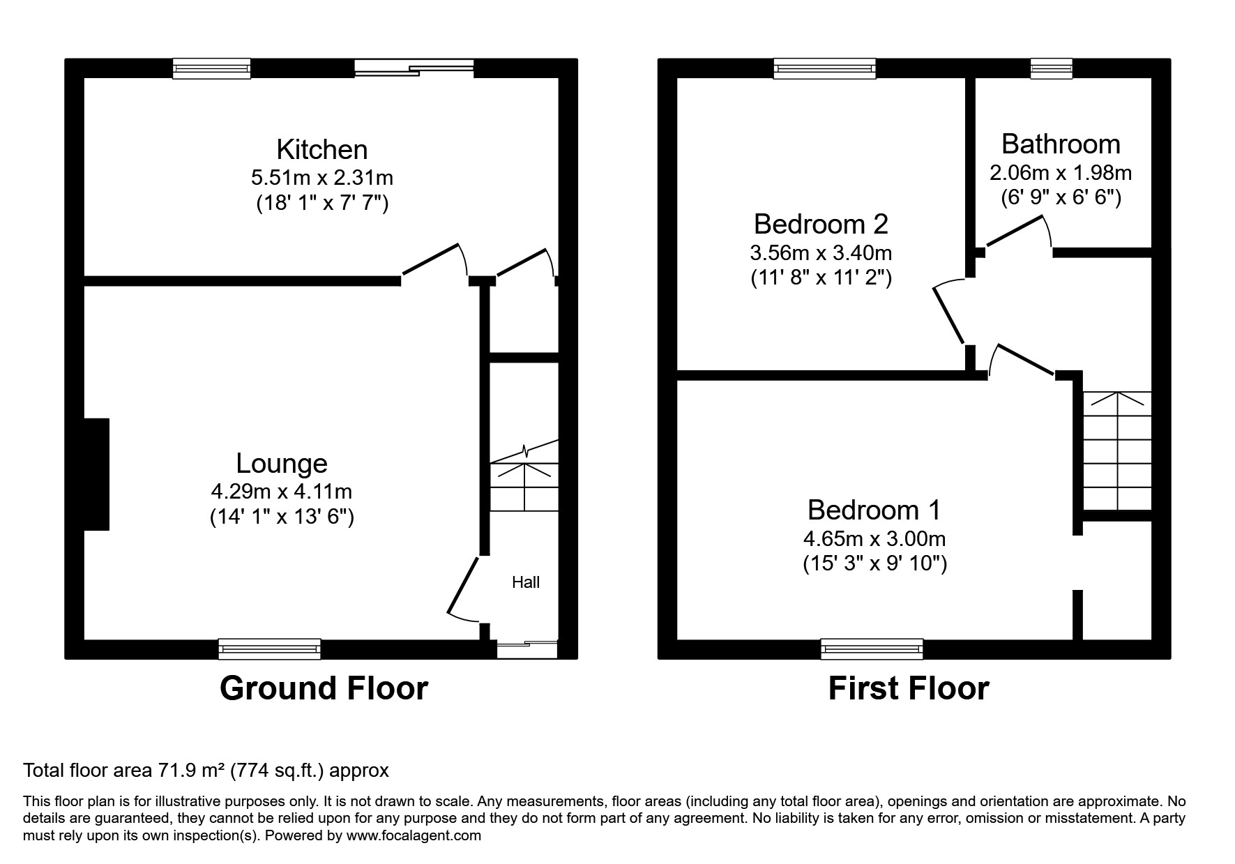 43, Overton Road, Stirlingshire floorplan